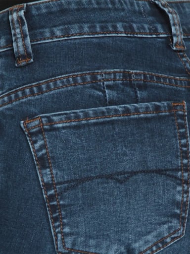 JEANS MUJER WADOS ALGODÓN RECTO TIRO ALTO PUSH UP - 7