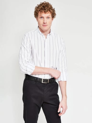 CAMISA HOMBRE REGATTA ALGODÓN MANGA LARGA - 1