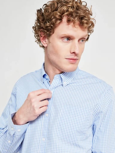 CAMISA HOMBRE REGATTA ALGODÓN MANGA LARGA LÍNEA BÁSICA - 3