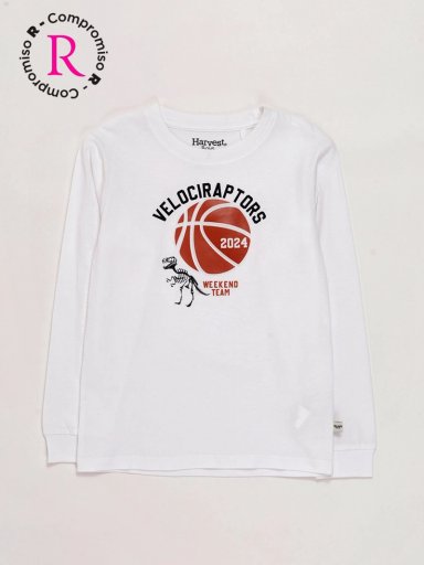 POLERA MANGA LARGA NIÑO HARVEST - 1