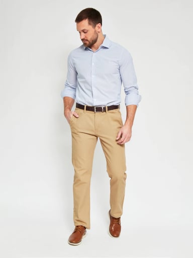 CAMISA HOMBRE MARQUIS ALGODÓN MANGA LARGA POPLIN - 4