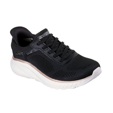 ZAPATILLAS MUJER SKECHERS CASUALES NEGRO SLIP-INS BOBS SPORT SQUAD CHAOS - 3