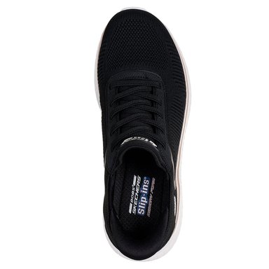 ZAPATILLAS MUJER SKECHERS CASUALES NEGRO SLIP-INS BOBS SPORT SQUAD CHAOS - 5