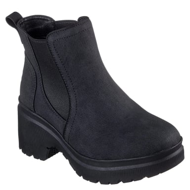 BOTINES MUJER SKECHERS NEGRO BOBS TANGO - 2