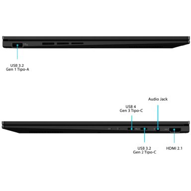 NOTEBOOK ASUS ZENBOOK 14 UM3406GA-QL085W AMD XDNA 16GB RAM 512GB SSD TOUCH 14” - 6