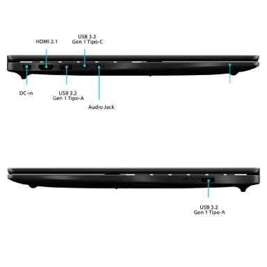 NOTEBOOK ASUS GAMING V16 V3607VH-RP064W INTEL CORE 7 16GB RAM 512GB SSD NVIDIA RTX 5050 16” - 6