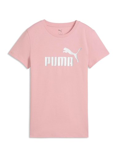POLERA MUJER PUMA ALGODÓN METALLIC LOGO MANGA CORTA  - 1