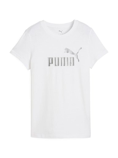 POLERA MUJER PUMA ALGODÓN METALLIC LOGO MANGA CORTA  - 3