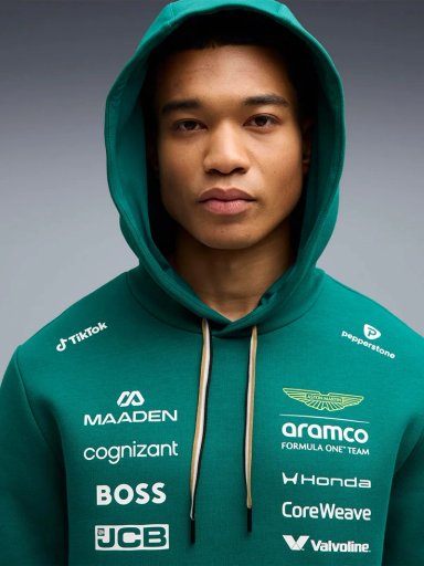 POLERON HOMBRE PUMA CANGURO ASTON MARTIN F1 - 4