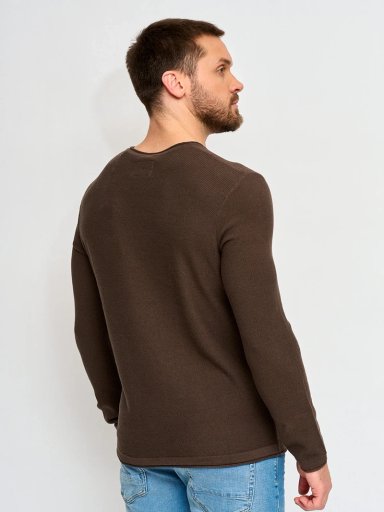 SWEATER HOMBRE BARBADOS ALGODÓN CREW NECK LISO - 2