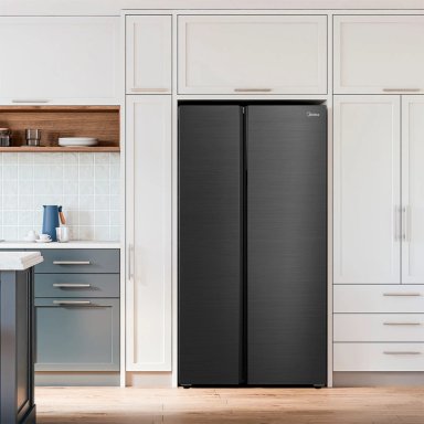 REFRIGERADOR SIDE BY SIDE MIDEA MDRS925FGEDX 700L NO FROST GRAFITO - 7