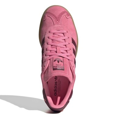 ZAPATILLAS MUJER ADIDAS CASUALES ROSADO GAZELLE BOLD CUERO - 5