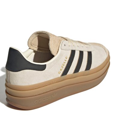 ZAPATILLAS MUJER ADIDAS CASUALES BLANCO GAZELLE BOLD CUERO - 4