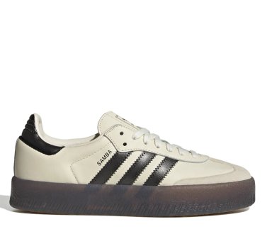 ZAPATILLAS MUJER ADIDAS CASUALES BLANCO SAMBAE CUERO - 1