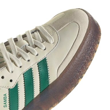 ZAPATILLAS MUJER ADIDAS CASUALES BLANCO SAMBAE CUERO - 7