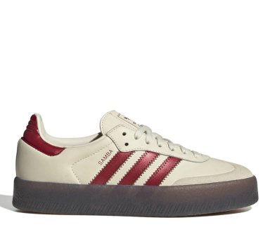 ZAPATILLAS MUJER ADIDAS CASUALES BLANCO SAMBAE CUERO - 1