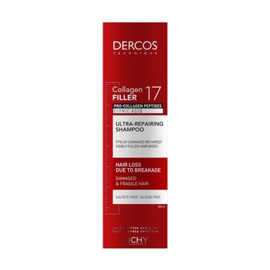 SHAMPOO VICHY DERCOS COLLAGEN 17 FILLER ULTRA REPARADOR 200ML - 2