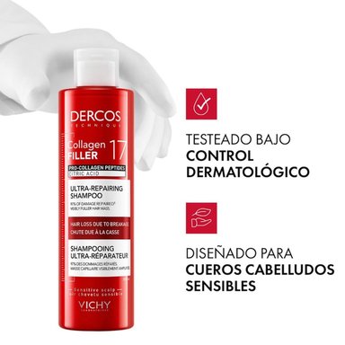 SHAMPOO VICHY DERCOS COLLAGEN 17 FILLER ULTRA REPARADOR 200ML - 10