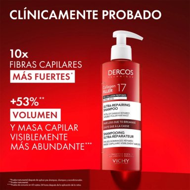SHAMPOO VICHY DERCOS COLLAGEN 17 FILLER 400ML - 3