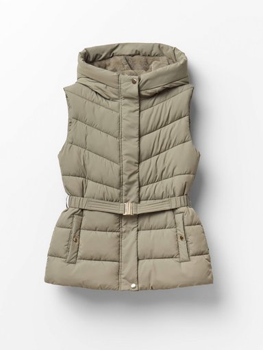 PARKA MUJER SFERA SIN MANGAS CAPUCHA - 6