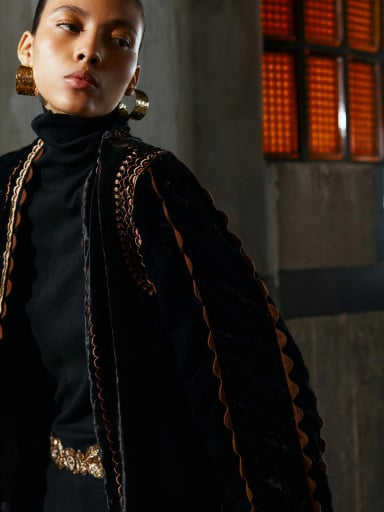 KIMONO MUJER SFERA VELVET - 3