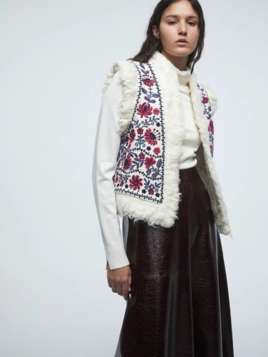 CHAQUETA MUJER SFERA ALGODÓN SIN MANGAS - 2