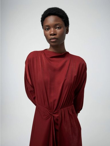 VESTIDO MUJER SFERA MIDI NUDO - 1