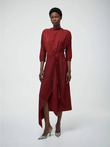 VESTIDO MUJER SFERA MIDI NUDO - 3