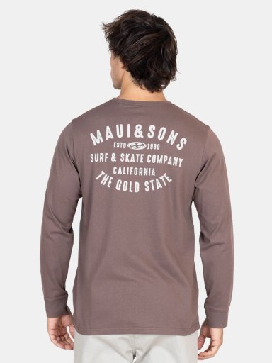 POLERA HOMBRE MAUI AND SONS ALGODÓN MANGA LARGA - 2