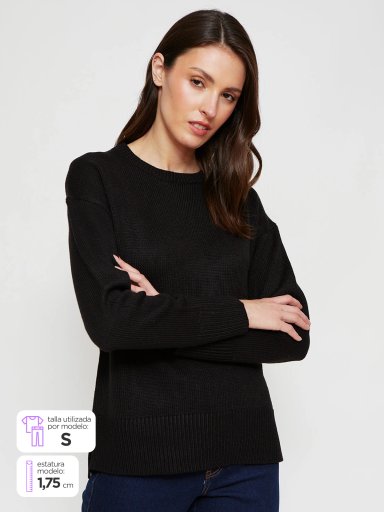SWEATER MUJER SFERA LISO - 1