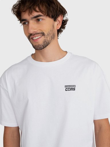 POLERA HOMBRE CONVERSE ALGODÓN MANGA CORTA - 3
