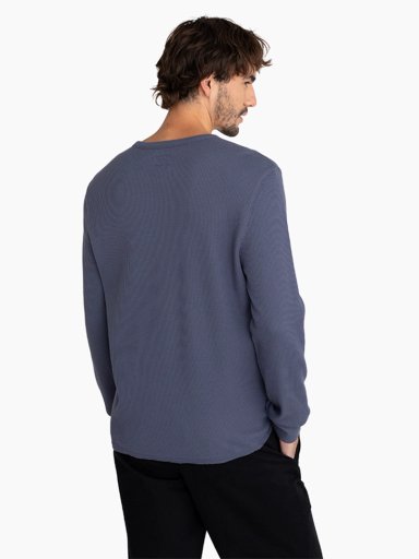POLERA HOMBRE TOMMY HILFIGER ALGODÓN MANGA LARGA - 2