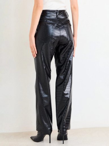 PANTALÓN MUJER ASH RECTO DISEÑO COCODRILO - 2