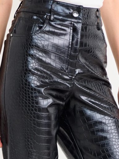 PANTALÓN MUJER ASH RECTO DISEÑO COCODRILO - 3