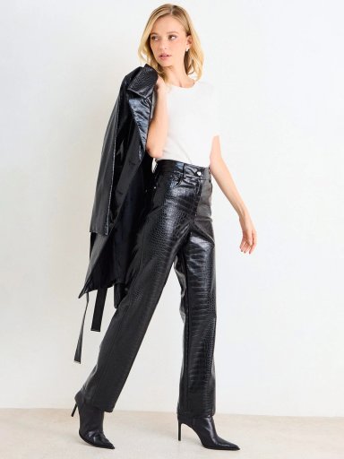 PANTALÓN MUJER ASH RECTO DISEÑO COCODRILO - 4