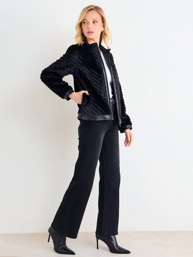 CHAQUETA MUJER ASH EFECTO PELO DISEÑO - 4