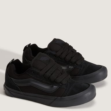 ZAPATILLAS NIÑO VANS URBANAS NEGRO KNU SKOOL CUERO - 2