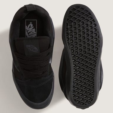 ZAPATILLAS NIÑO VANS URBANAS NEGRO KNU SKOOL CUERO - 3