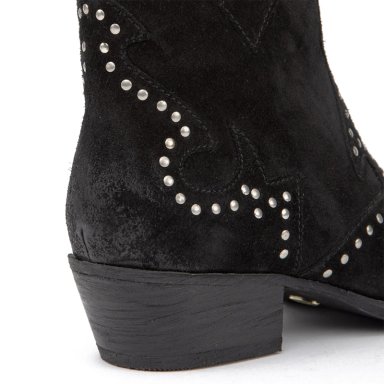 BOTINES MUJER GACEL NEGRO ASHLEY CUERO - 5