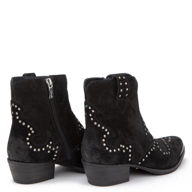 BOTINES MUJER GACEL NEGRO ASHLEY CUERO - 4