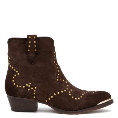 BOTINES MUJER GACEL CHOCOLATE ASHLEY CUERO - 1