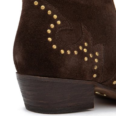 BOTINES MUJER GACEL CHOCOLATE ASHLEY CUERO - 5