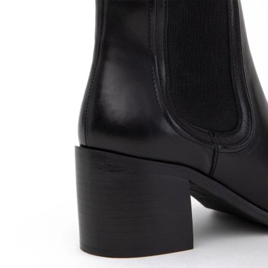 BOTINES MUJER GACEL NEGRO CALUM CUERO - 5