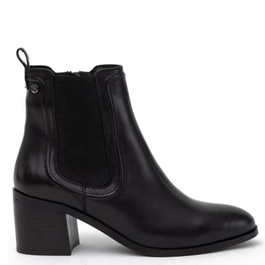 BOTINES MUJER GACEL NEGRO CALUM CUERO - 1