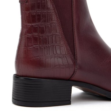 BOTINES MUJER GACEL BURDEO GENESIS CUERO - 5