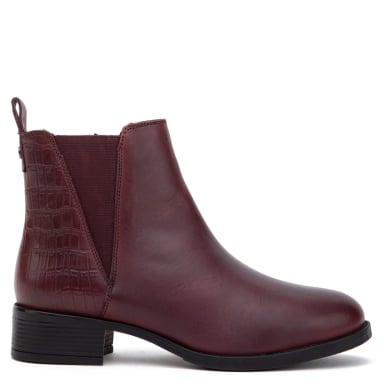 BOTINES MUJER GACEL BURDEO GENESIS CUERO - 1