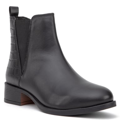BOTINES MUJER GACEL NEGRO GENESIS CUERO - 3