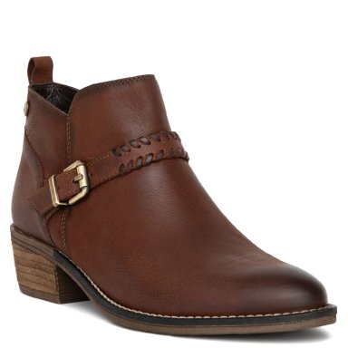BOTINES MUJER GACEL CHOCOLATE GINA CUERO - 3