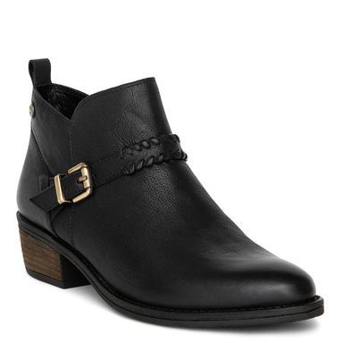 BOTINES MUJER GACEL NEGRO GINA CUERO - 3