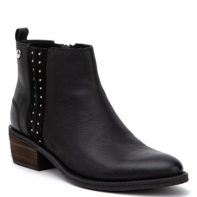 BOTINES MUJER GACEL NEGRO GINA CUERO - 3